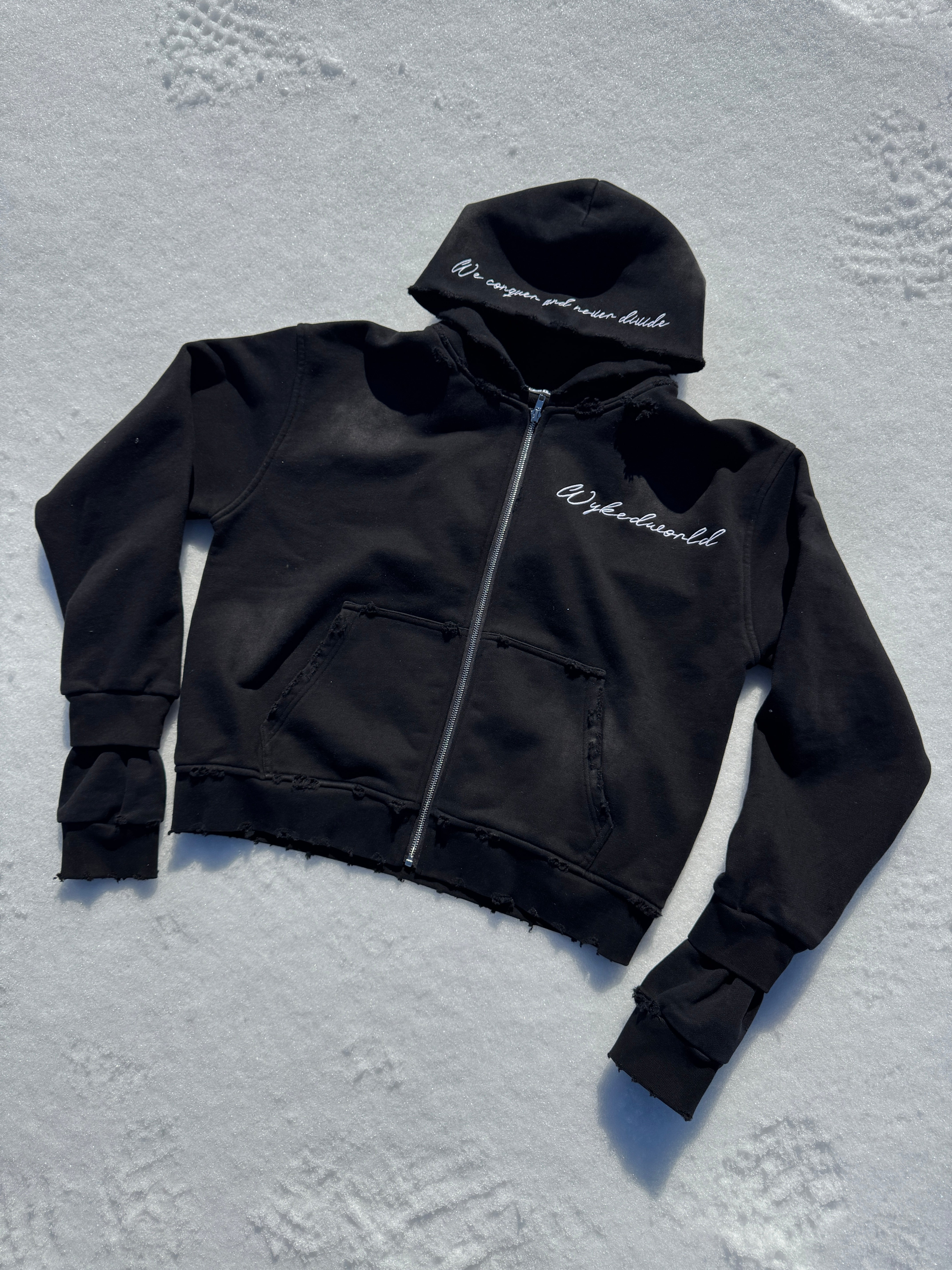 DOUBLE SLEEVE ZIP UP
