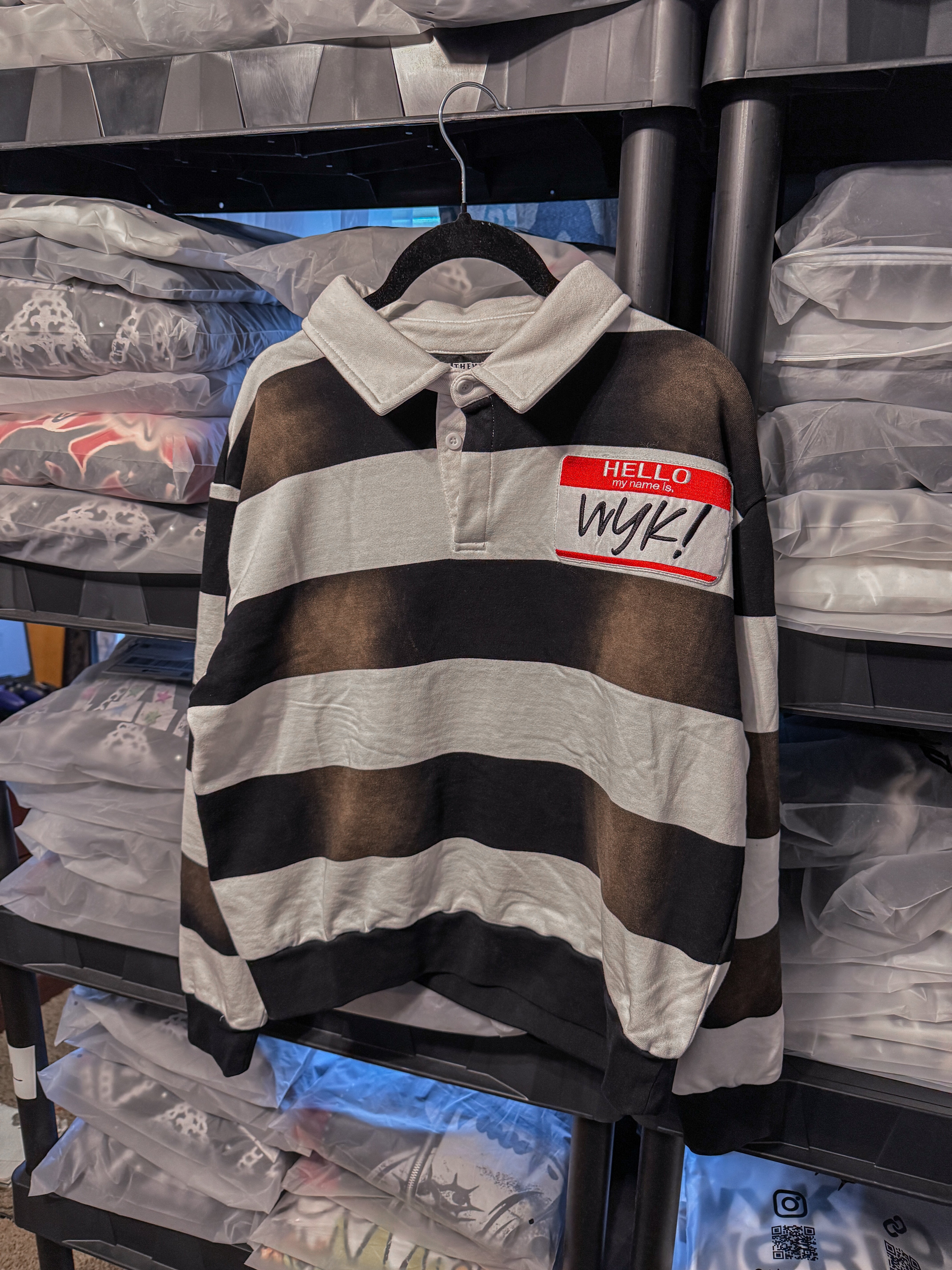 “HELLO MY NAME IS WYK!” RUGBY POLO