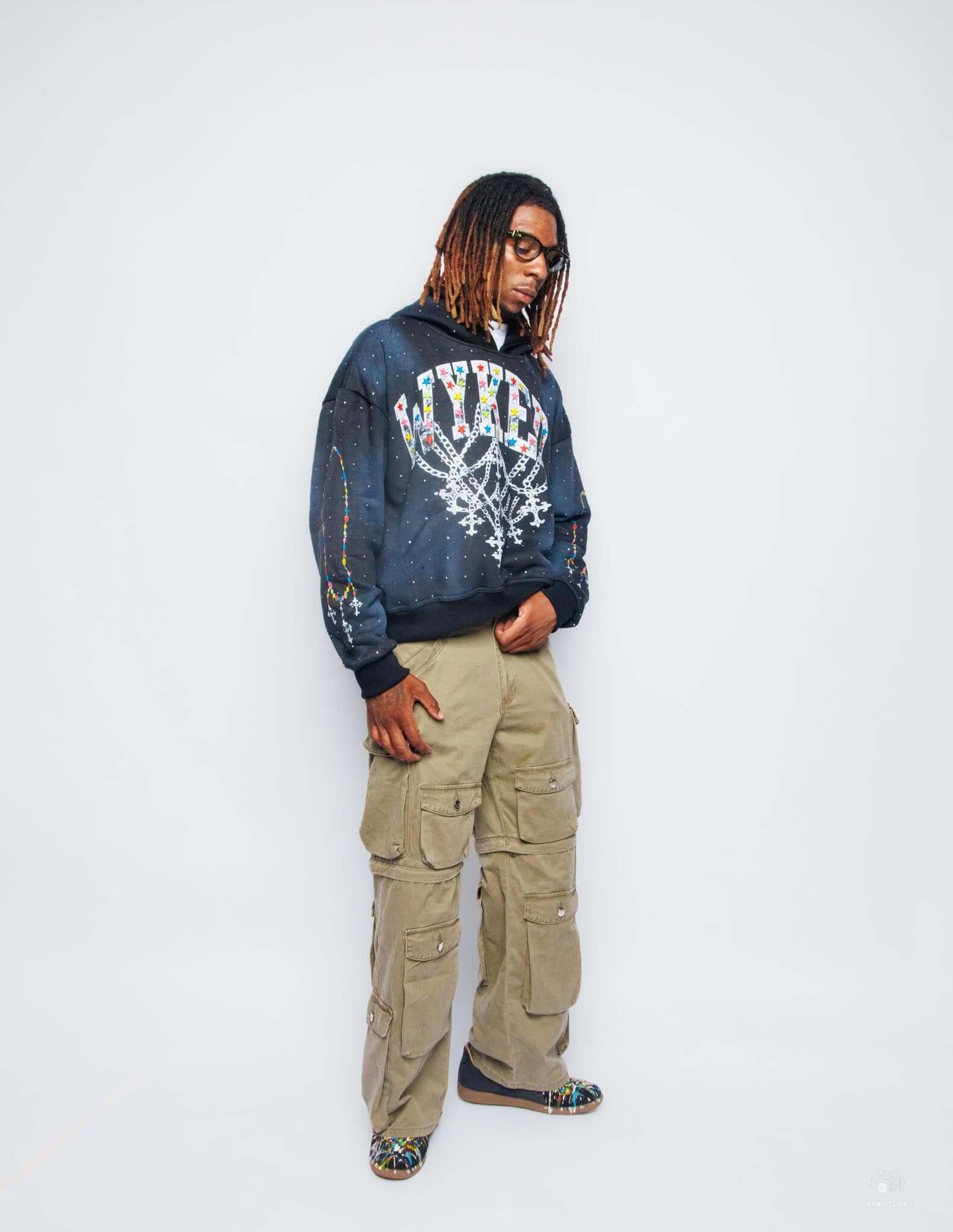 WYKED 4K RHINESTONE HOODIE