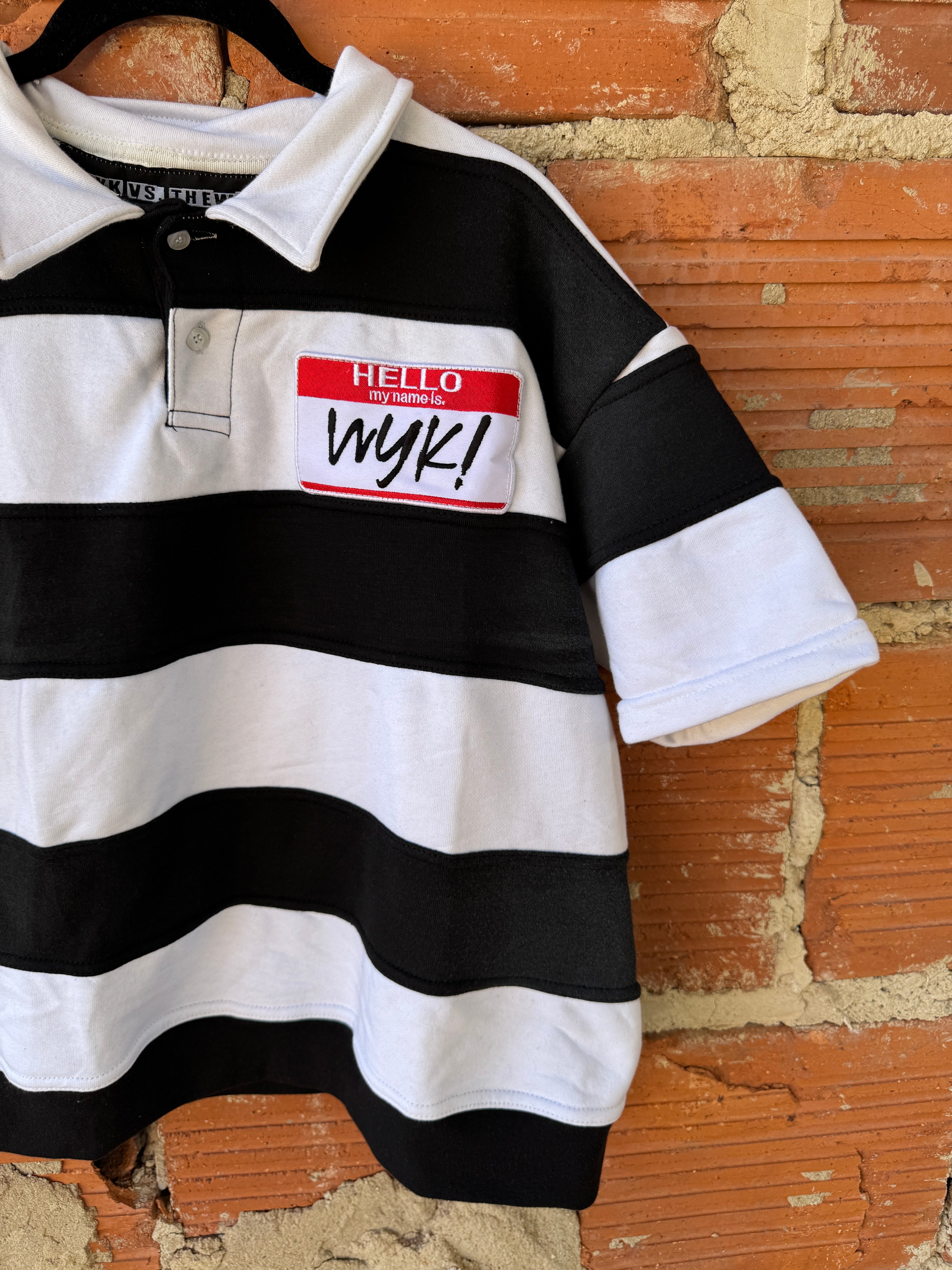 “HELLO MY NAME IS WYK!” SHORT SLEEVE RUGBY