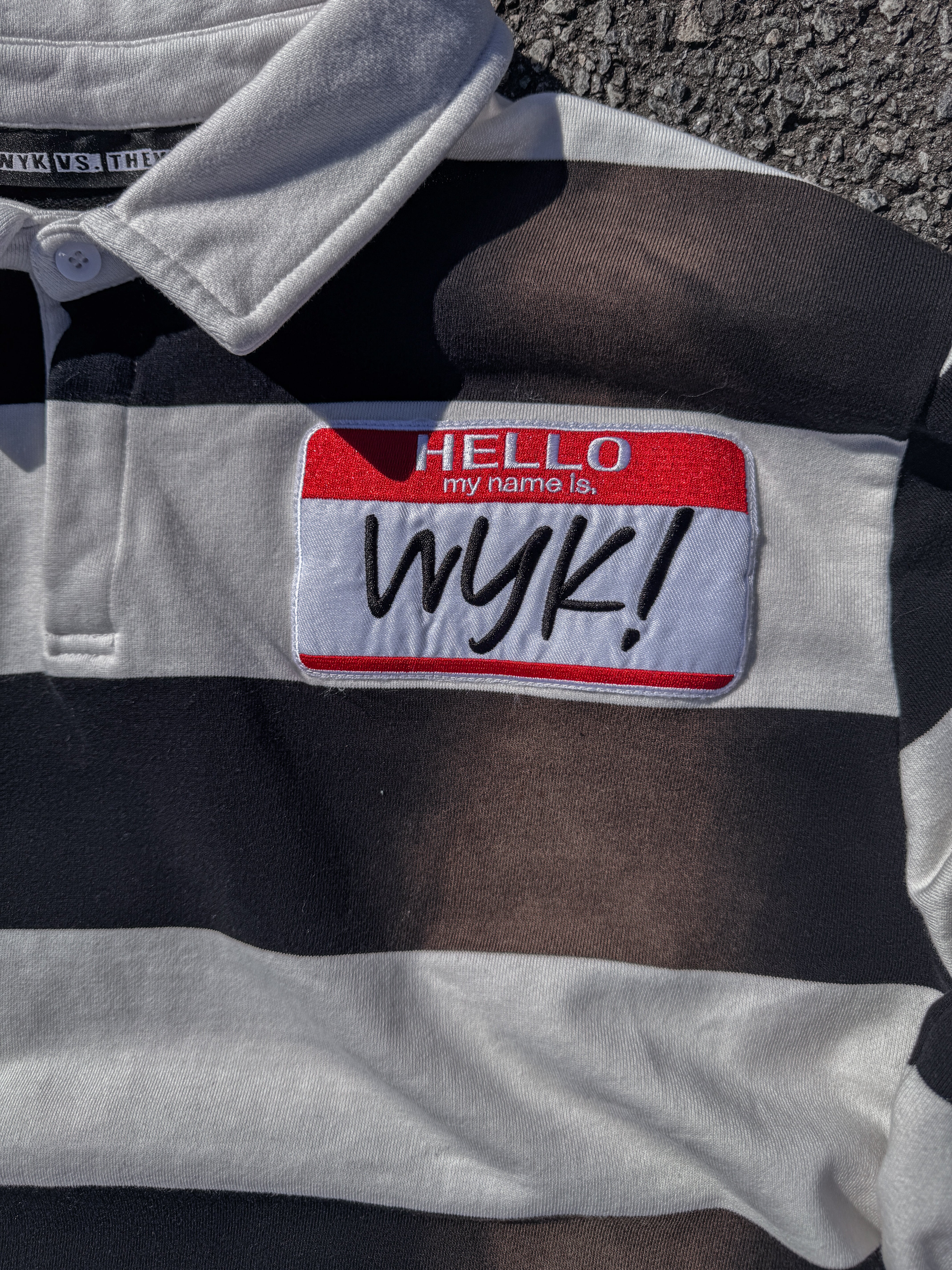 “HELLO MY NAME IS WYK!” RUGBY POLO